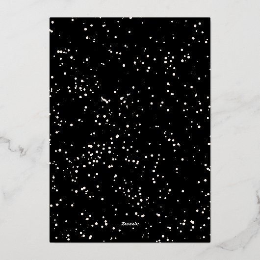 Merry Hand drawn Christmas 2 Photo Folie Feestdagenkaart (Achterkant)