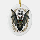 Merry Haunts Gothic Bat Ornament (Rechts)