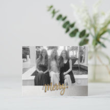 Merry Holiday Briefkaart
