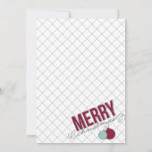 Merry Holiday Party Invitation Sjabloon Kaart (Achterkant)