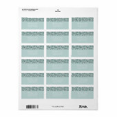 Merry Holly Days Address Label (Full Sheet)