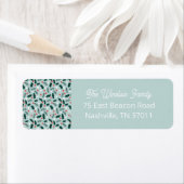 Merry Holly Days Return Address Label (Insitu)
