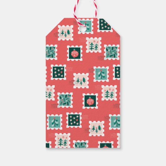 Merry Holly Days Stamps Cadeaulabel (Achterkant)