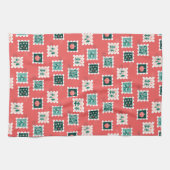 Merry Holly Days Stamps Theedoek (Horizontaal)