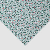 Merry Holly Days Tissue Paper Tissuepapier (Detail)