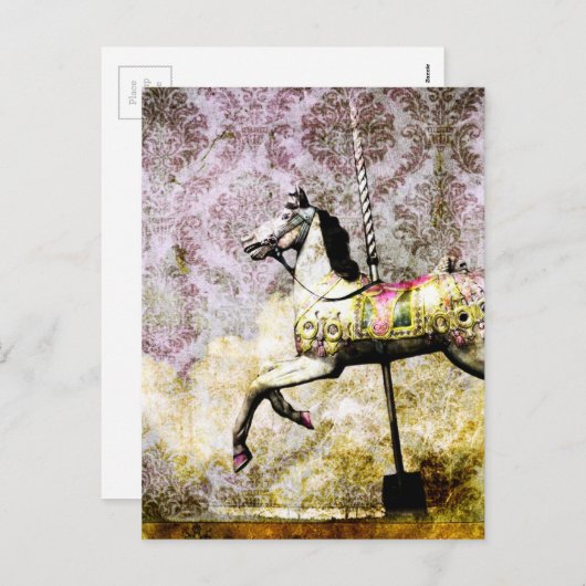 Merry Horse Briefkaart (Voorkant / Achterkant)