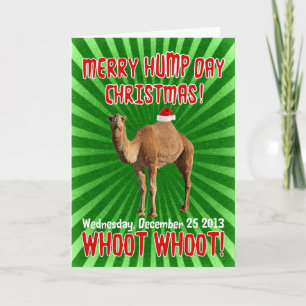 Merry Hump Day Christmas Kaart