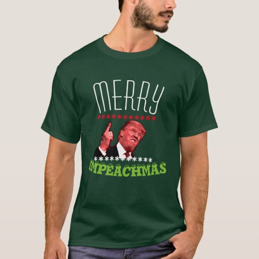 Merry Impeachmas Loser Trump shirt (Voorkant)