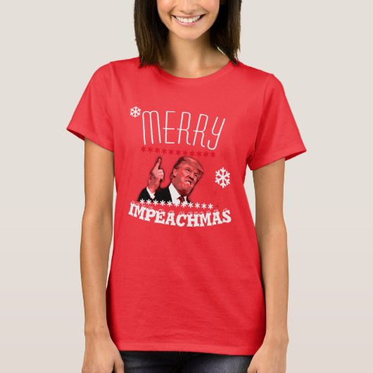 Merry Impeachmas Loser Trump shirt 3 (Voorkant)