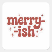 Merry-ish Funny Christmas Sticker (Devant)