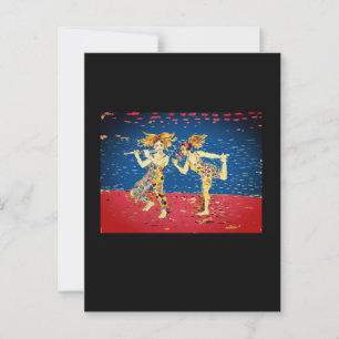 Merry jesters briefkaart