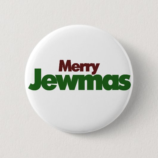 Merry Jewmas Ronde Button 5,7 Cm (Voorkant)