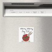 Merry Joy Joy Tshirts en geschenken Magneet (Insitu (Vaatwasser))