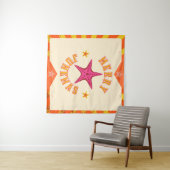 Merry Junemas Tropische Kerstmis Wandkleed (In Situ (horizontaal))