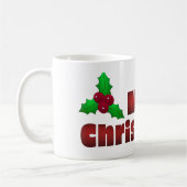 Merry kerkerst-decor koffiemok (Links)
