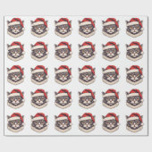 Merry kermas cadeaupapier (Vlak)