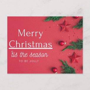 Merry kermas feestdagenkaart