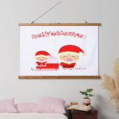 Merry kermas hangend wandkleed (Slaapkamer)