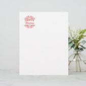 Merry kerst (Staand voorkant)