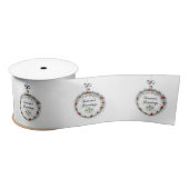 Merry kerst Bauble Ribbon Lint (Spoel)