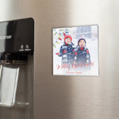 Merry kerst Cute Colorful String Lights Magneet