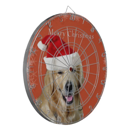 Merry kerst Doggy Dartbord (Voorkant Links)