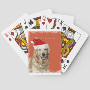 Merry kerst Doggy Pokerkaarten