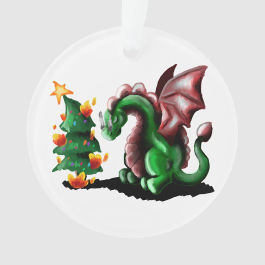 Merry kerst Dragon Ornament (voorkant)