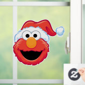 Merry kerst Elmo Raamsticker (Huis)