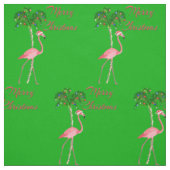 Merry kerst Flamingo Stof (Swatch)