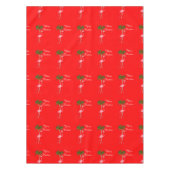 Merry kerst Flamingo Tafelkleed (Voorkant)