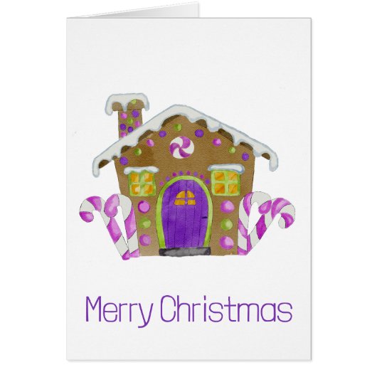 Merry kerst Gingerbrood (Voorkant)