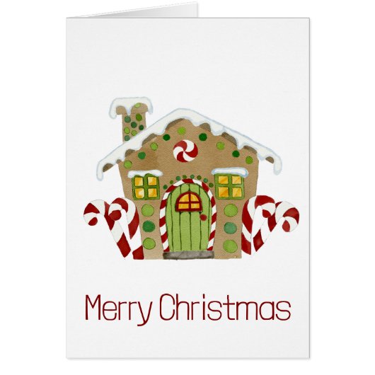 Merry kerst Gingerbrood (Voorkant)