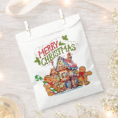 Merry kerst Gingerbrood House Bedankzakje (Geknipt)