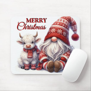 Merry kerst gnome muismat