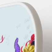 Merry kerst Gnome Party Pickleball Paddle (Links Detail)