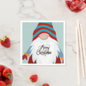 Merry kerst gnome servet (Insitu)