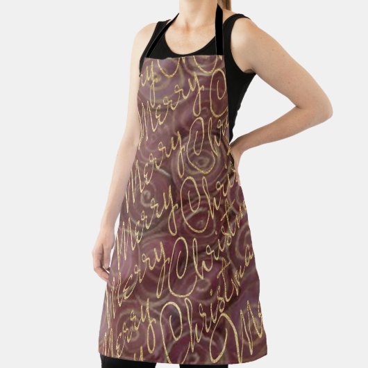 Merry kerst Gold Schort (Insitu)