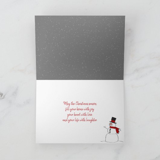 Merry kerst Golden Retriever Feestdagen Kaart (Binnen)