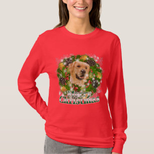 Merry kerst Golden Retriever T-shirt