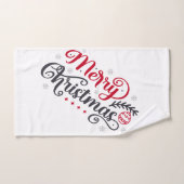 Merry kerst Hand Towel Handdoek (Handdoek)