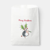 Merry kerst Holly Hedegel Bedankzakje (Voorkant)