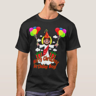 Merry kerst Jesus Birthday Boy Anime T-shirt