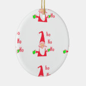 Merry kerst kerst kerst prettig keramisch ornament (Rechts)