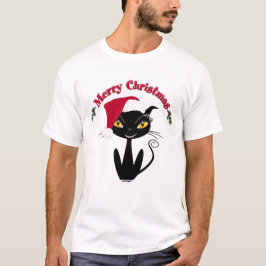 Merry kerst Kitty Cat T-shirt