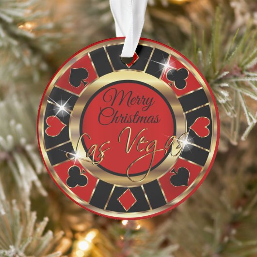 Merry kerst Las Vegas Ornament (Boom)