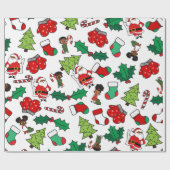 Merry kerst Little One Cadeaupapier (Vlak)