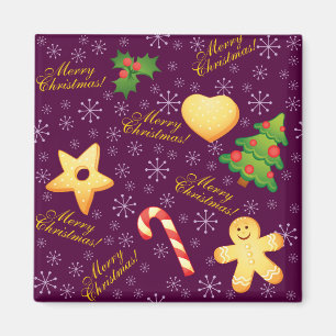 Merry kerst Magnet Magneet