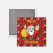 Merry kerst Magnet Magneet (Voorkant / Achterkant)