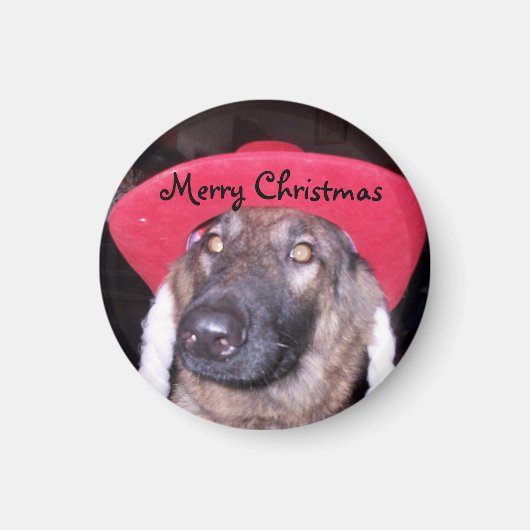 Merry kerst Magnet Magneet (Voorkant)